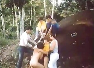 Fucking sesh with horny lady that fucks a donkey in front of everyone