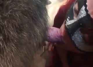 معاملة صاخبة على الكاميرا في ممارسة الجنس الوحشي مع الفتاة ذات الشعر الأحمر التي تتصرف بشكل فاضح