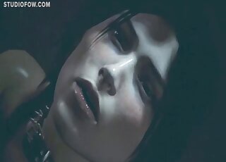 حيوانية وحشية متحركة مع كلبة وذئب بري