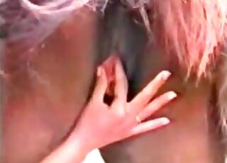 سيتم إدخال إصبع في مهبل الفرس في مجموعة أفلام إباحية مثلية بالخارج