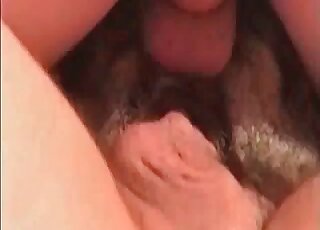 Perverted dude cannot get enough of fucking animal’s huge hole
